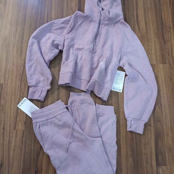 Scuba Lululemon Pink  Hoodie and Joggers Set - Picture 10 of 15